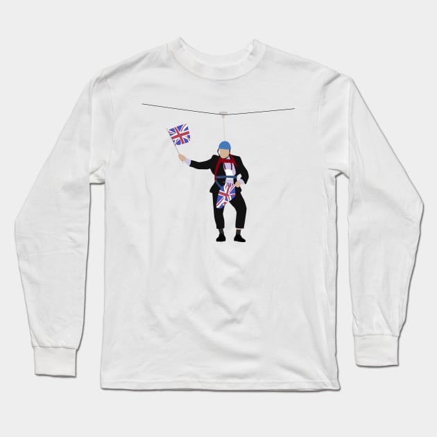 Boris Johnson hanging around Long Sleeve T-Shirt by Art Designs